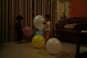 Party begins..