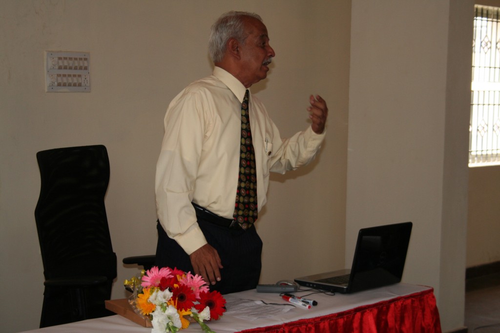 IMG_5659 Mr.Chari delivering the KeyNote