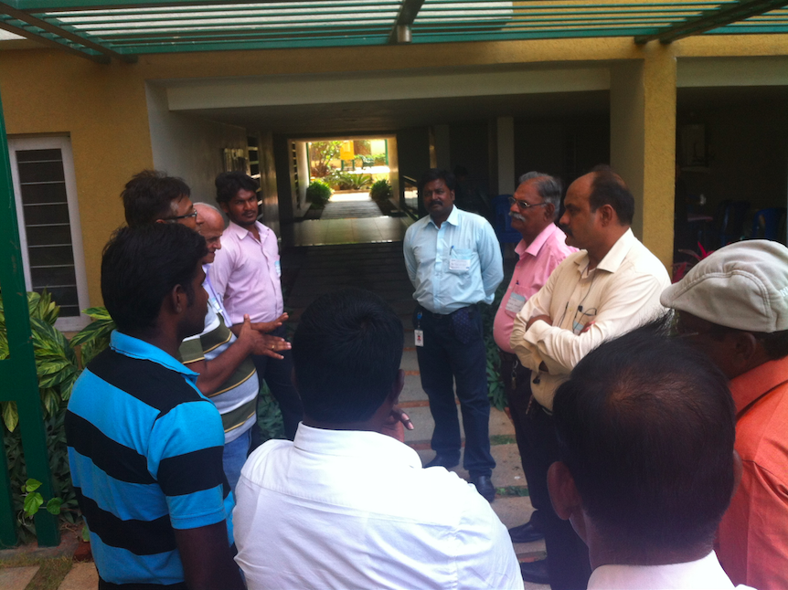 MDU Managers from neighbourhood discussing Best Practices at workshop hosted in Ceebros Boulevard