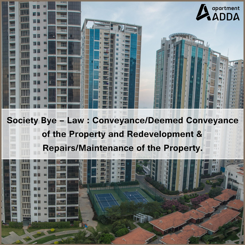 society, bye-law, redevelopment, conveyance, deemed conveyance