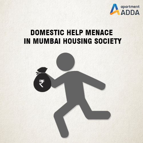 housing society, malad, domestic help, robbery, adda gatekeeper app, security
