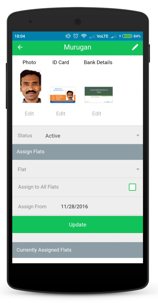 Staff Details adda gatekeeper