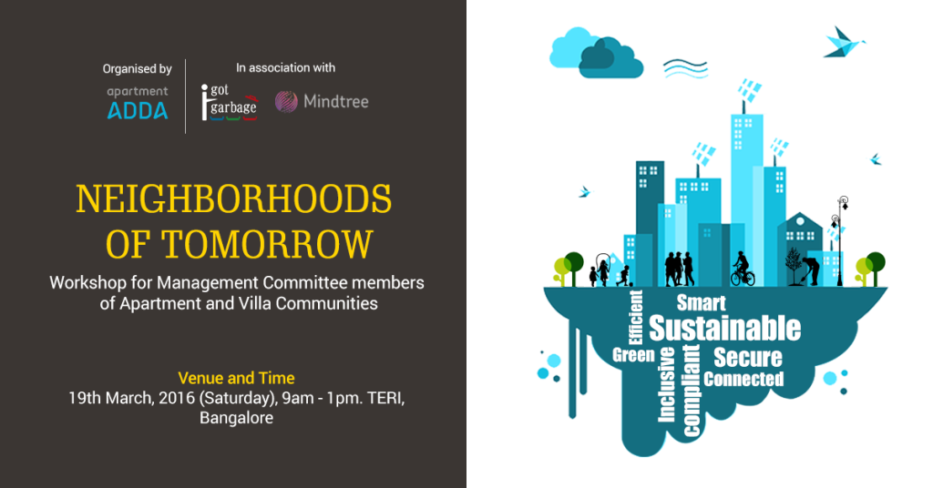 #NeighborhoodsofTomorrow #SmartCities #ADDA #RiseHigh #Green #Neighbourhood
