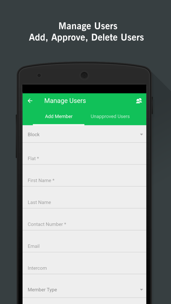 Apartment Management App Notice manager