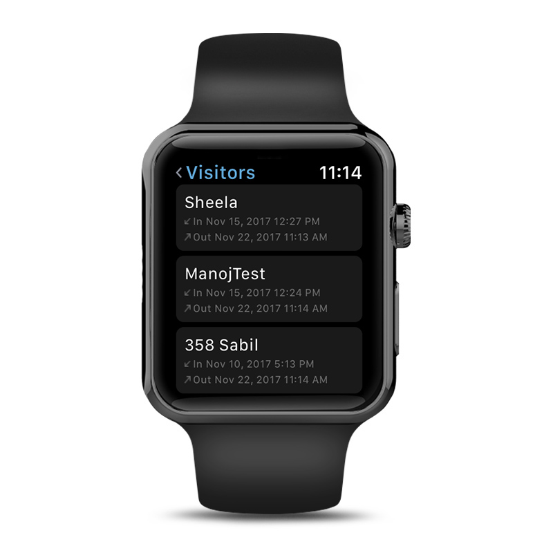 Housing Society App - ADDA: Visitor Log