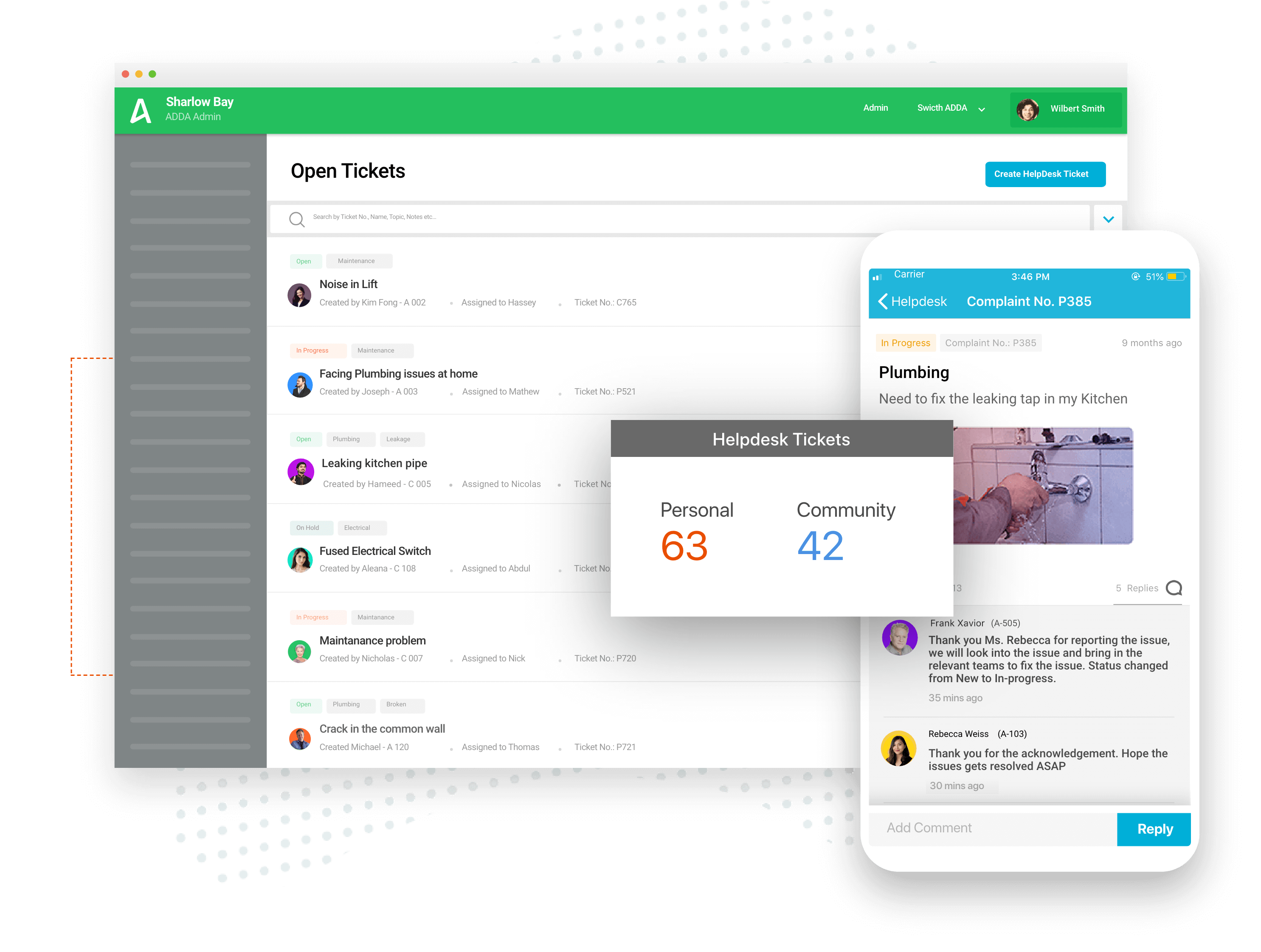 ADDA Helpdesk Tracker