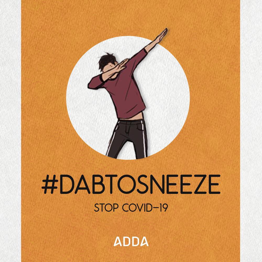 Ask your Kid to Dab to Sneeze. No better preventive way for COVID-19 among kids