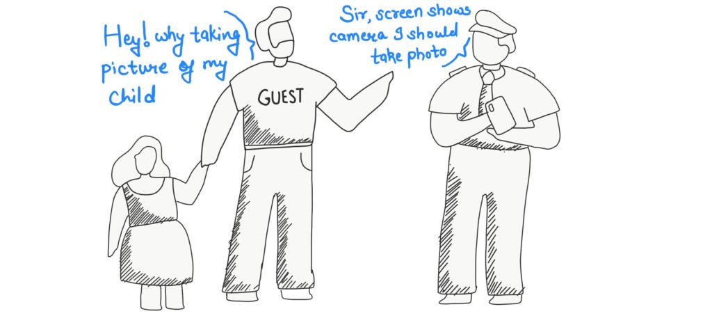 A pre-authorized guest was evaluated in the apartment's visitor entry gate and taking the picture of the guest was mandatory. It's no more with ADDA GateKeeper