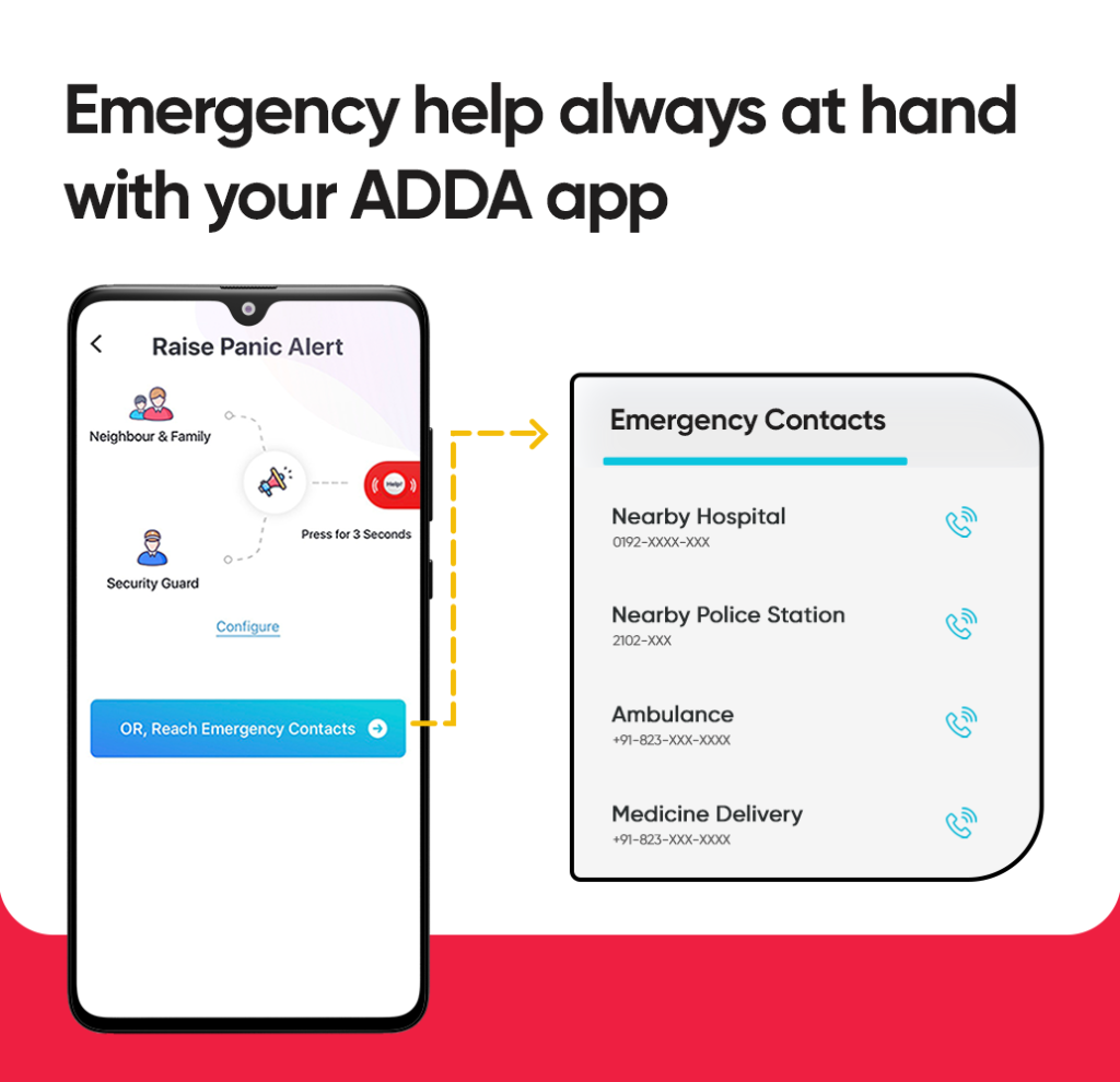 Emergency Contact - Society Gate Management