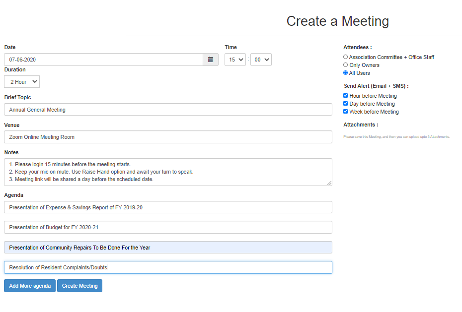 online AGM