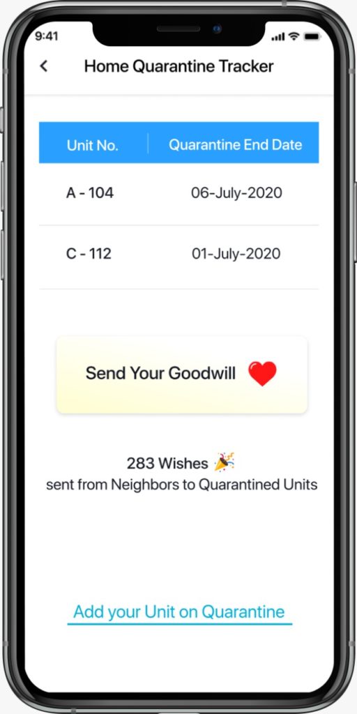 Home Quarantine Tracker