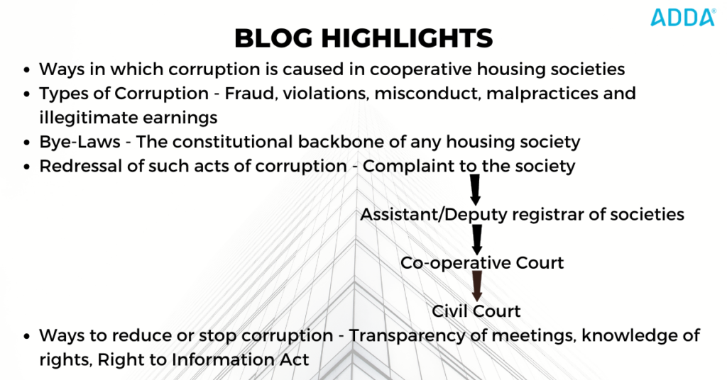 Corruption in housing societies