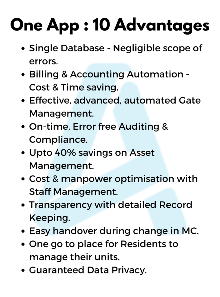 comprehensive society management app