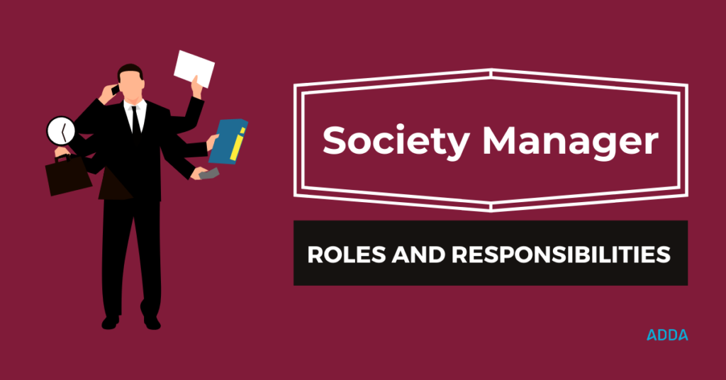 Society Manager roles and responsibilities