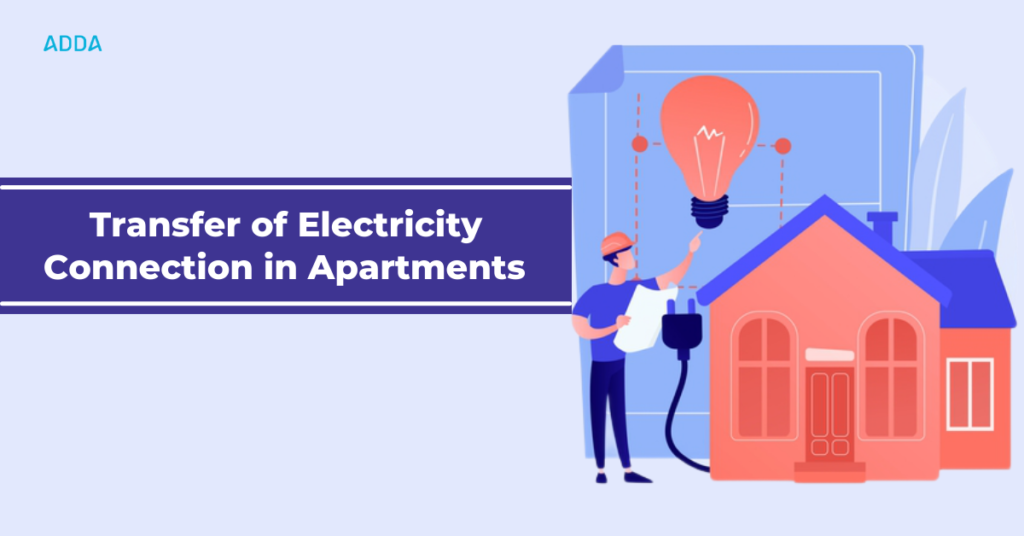 Electricity transfer in apartments 
