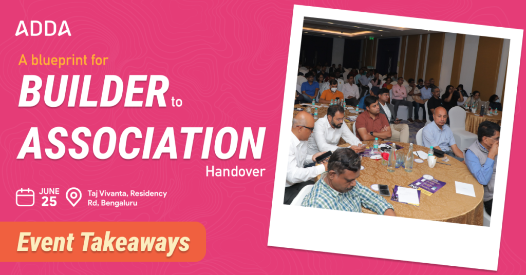 Builder to Association Handover