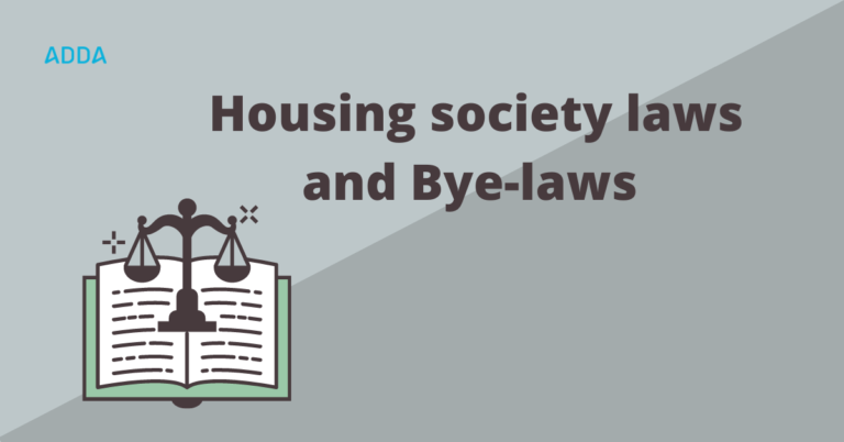 bye-laws for housing society