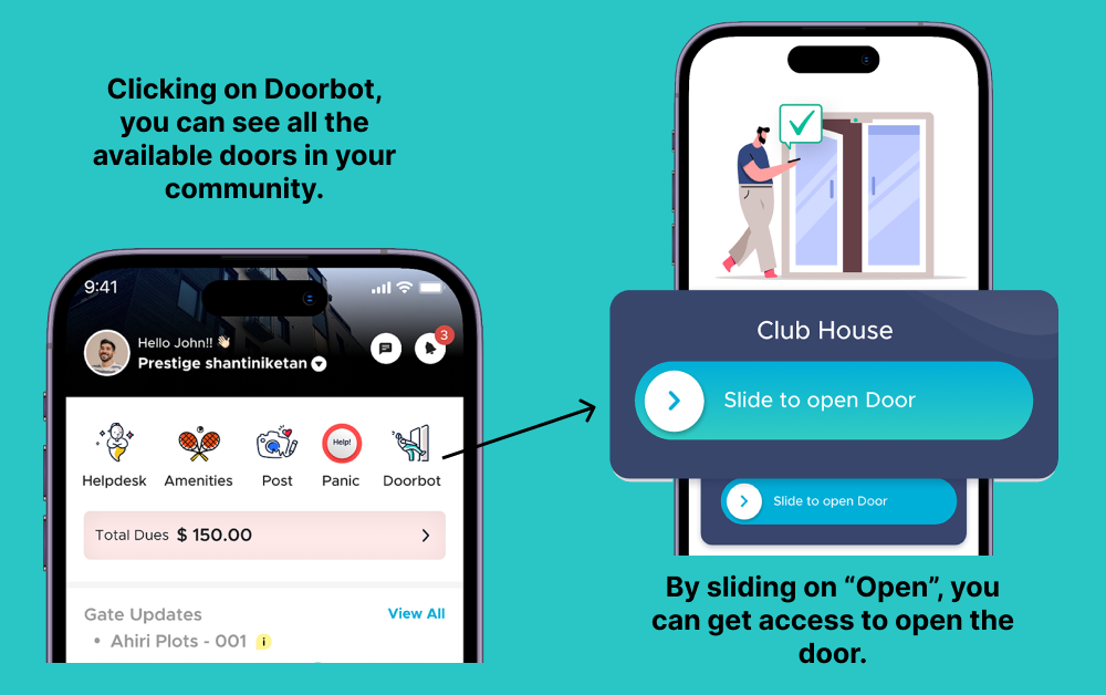 Easy access with Doorbot