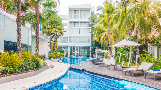 Swimming Pool of Apartment Complex