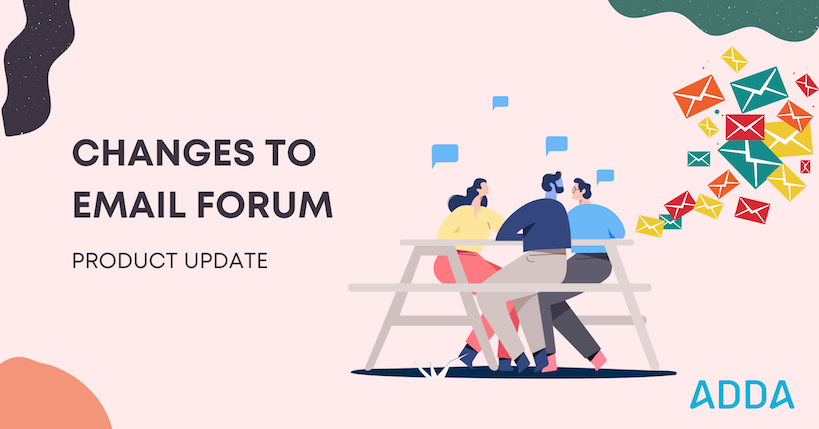 email forum changes