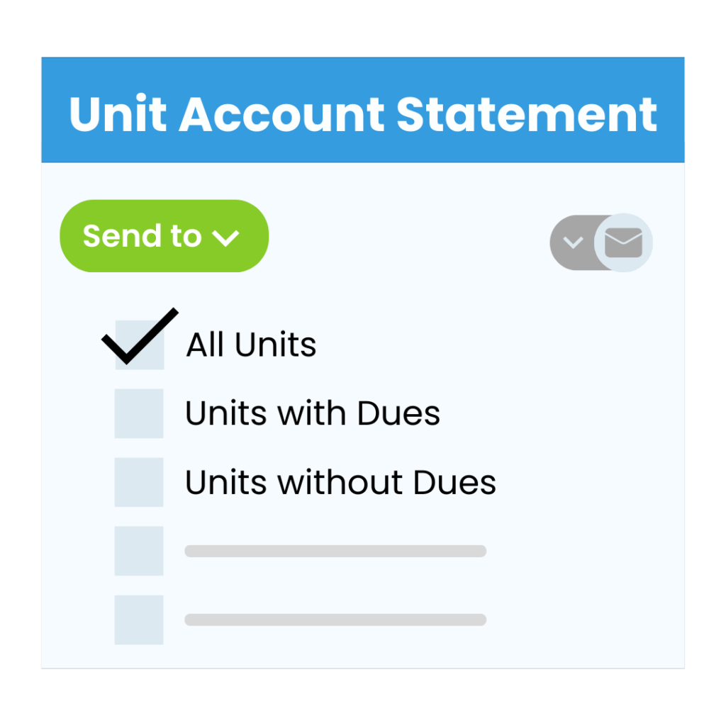Unit Account Statements