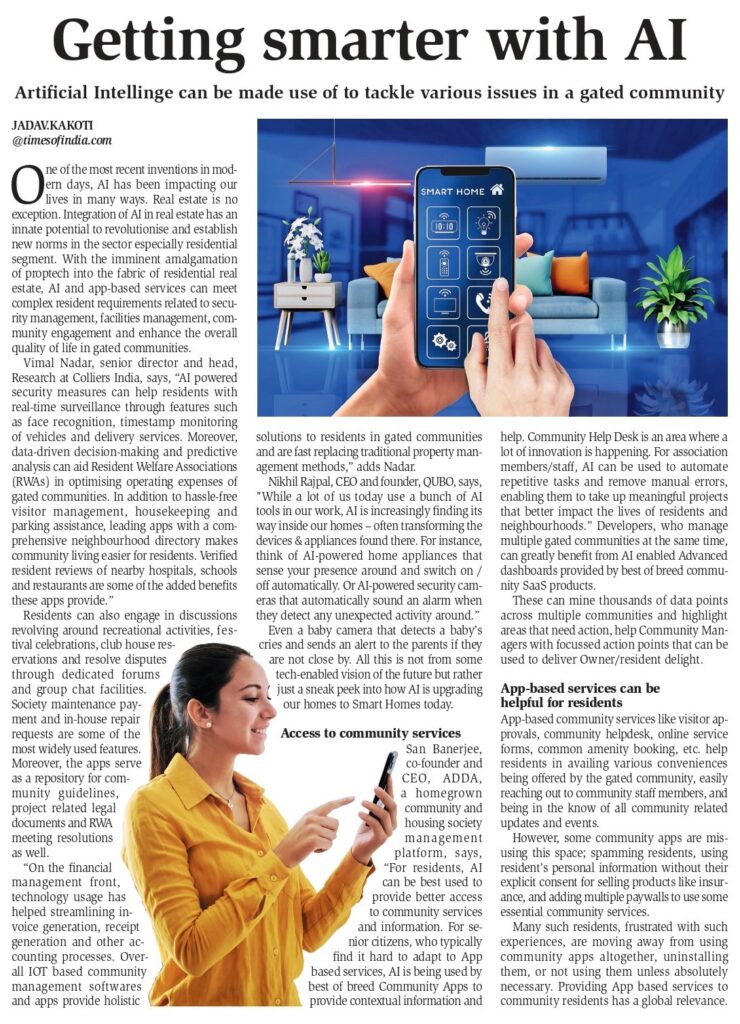 ADDA in Times Property Vadodara Edition