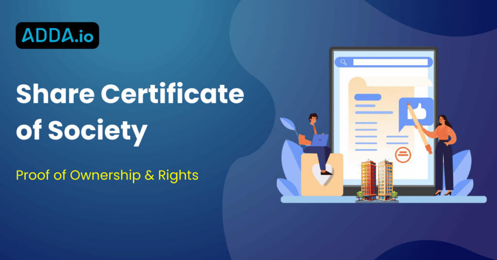 Share Certificate of Society