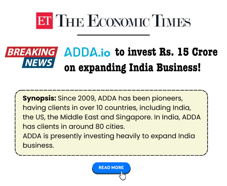 ADDA to invest 15 crores