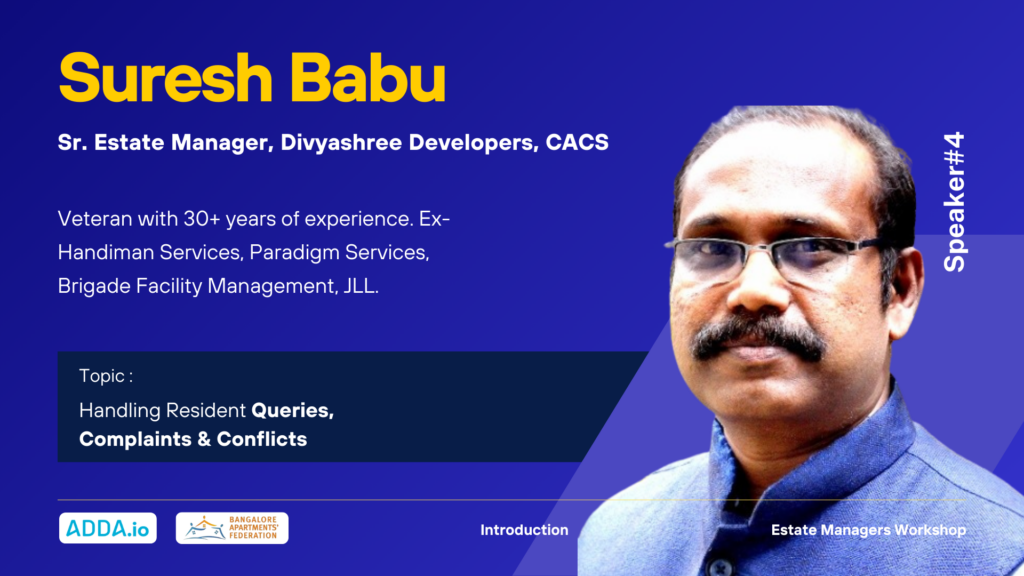 Estate Manager Workshop speaker 4