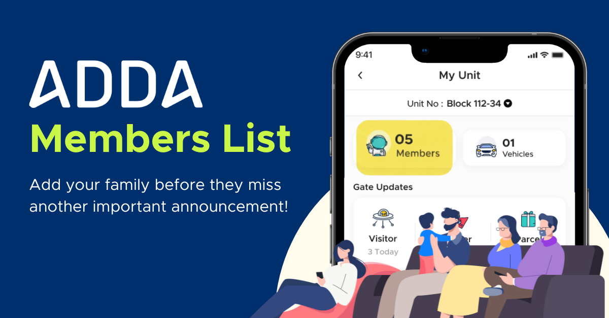Adda Rauf ADDA Members List: Add Family & Never Miss Important Updates