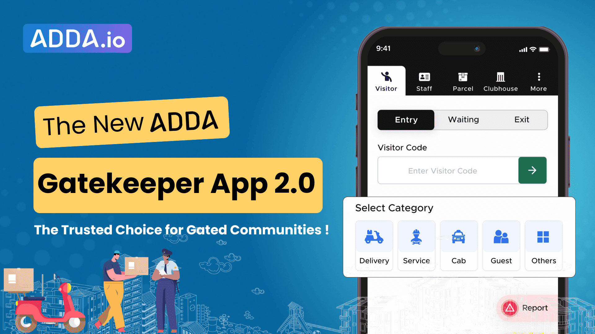 ADDA Gatekeeper: #1 Visitor Management System for Apartments