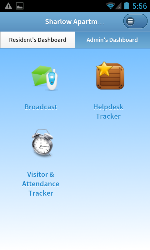 ADDA Society Accounting App - Resident Dashboard